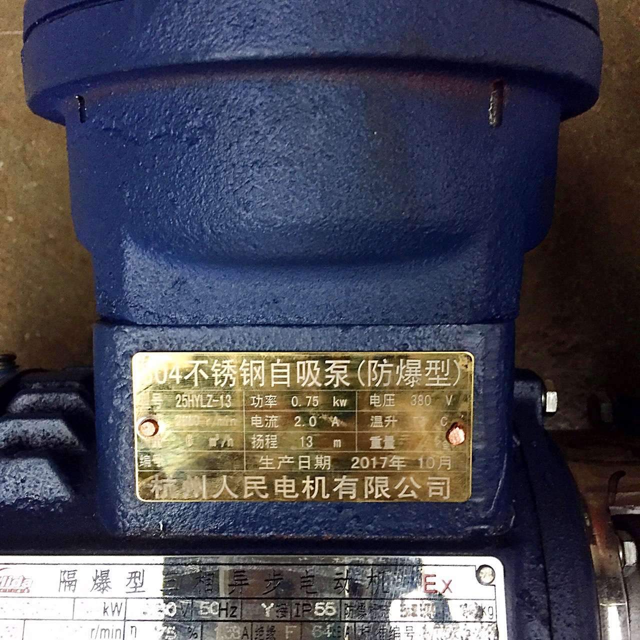 厂家供应 750W不锈钢耐腐蚀微型自吸泵 防爆化工泵 牛奶泵 抽酒泵