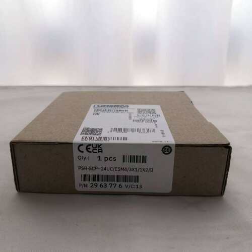 2963776菲尼克斯PSR-SCP- 24UC/ESM4/3X1/1X2/B安全继电器 现货