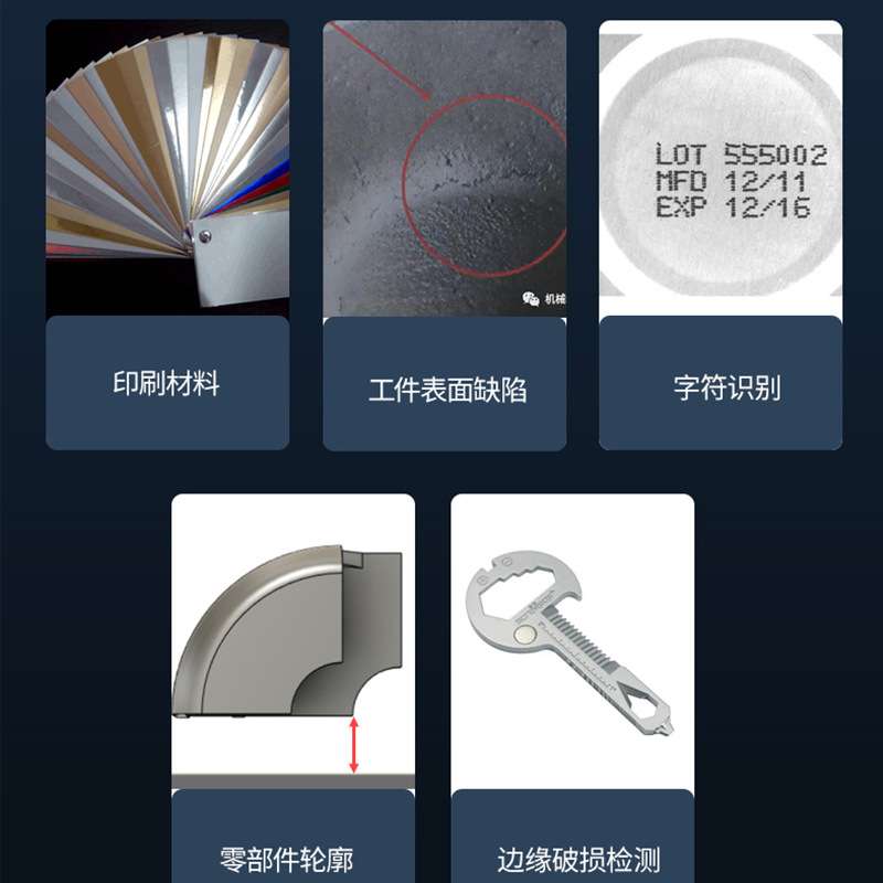 机器视觉开孔面光源工业相机自动化缺陷检测照明LED高亮背光源