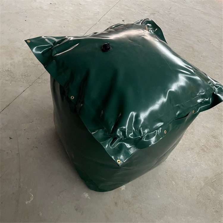 矿用柔性塑料涂覆布充气气垛 防爆封堵气囊 800*800*800