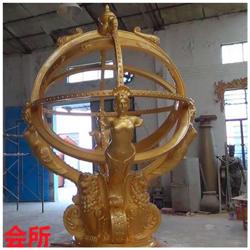 制FRP玻璃钢仿铜人物造型雕塑中西式校园园林景观摆件创意立体