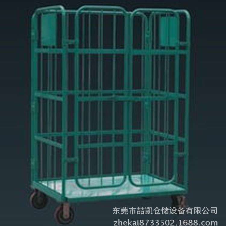 广州仓储货架厂家供流整理台车 东莞物流笼车 深圳折叠式物流台
