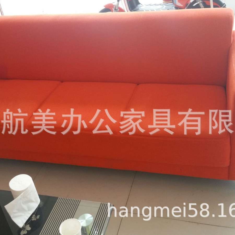 沈阳办公沙发茶几组合大厅洽谈接待汽车4S店展厅休息室会客区单人