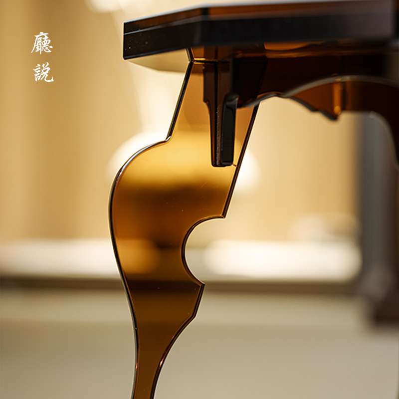 新中式茶家具仿古茶几亚克力李朝桌整装复古茶桌茶空间陈列茶道具