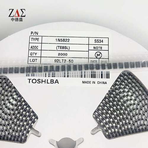 肖特基二极管 1N5822 SS34 SMA 封装DO-214AC3A/40V 大芯片 现货