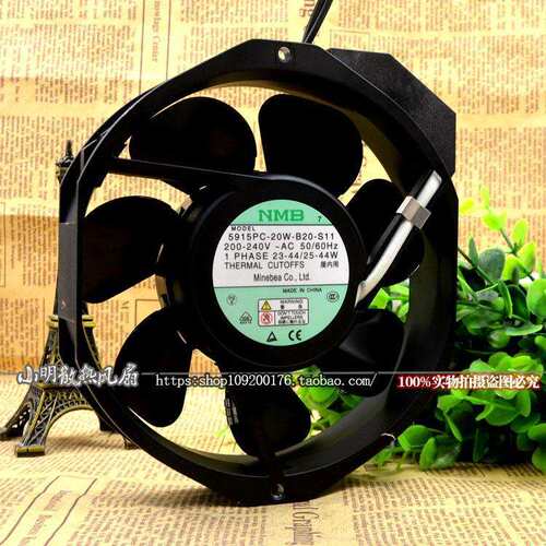 5915PC-20W-B20/B30 200VAC美蓓亚NMB MAT金属叶耐高温散热风扇