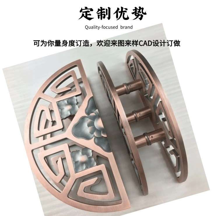木质中式屏风复古建筑沙盘材料模型迷你家具门窗隔断微缩景观摆件