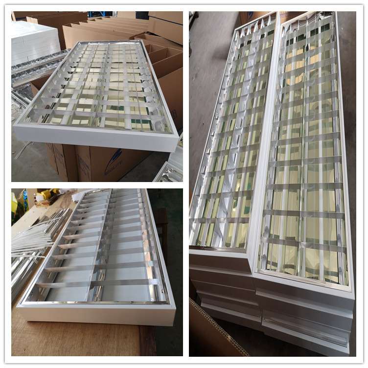 厂家直供格栅灯 T8明装 吸顶灯600*1200 LED支架  LED灯盘 工程灯