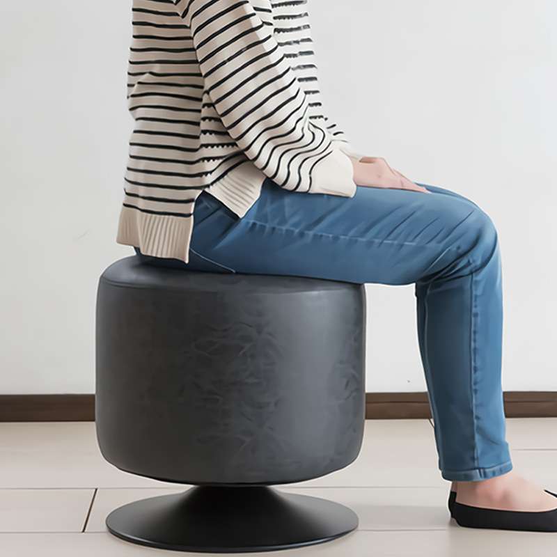 惠实舍居旋转时尚酒吧凳皮艺咖啡厅餐厅圆凳复古沙发bar chair