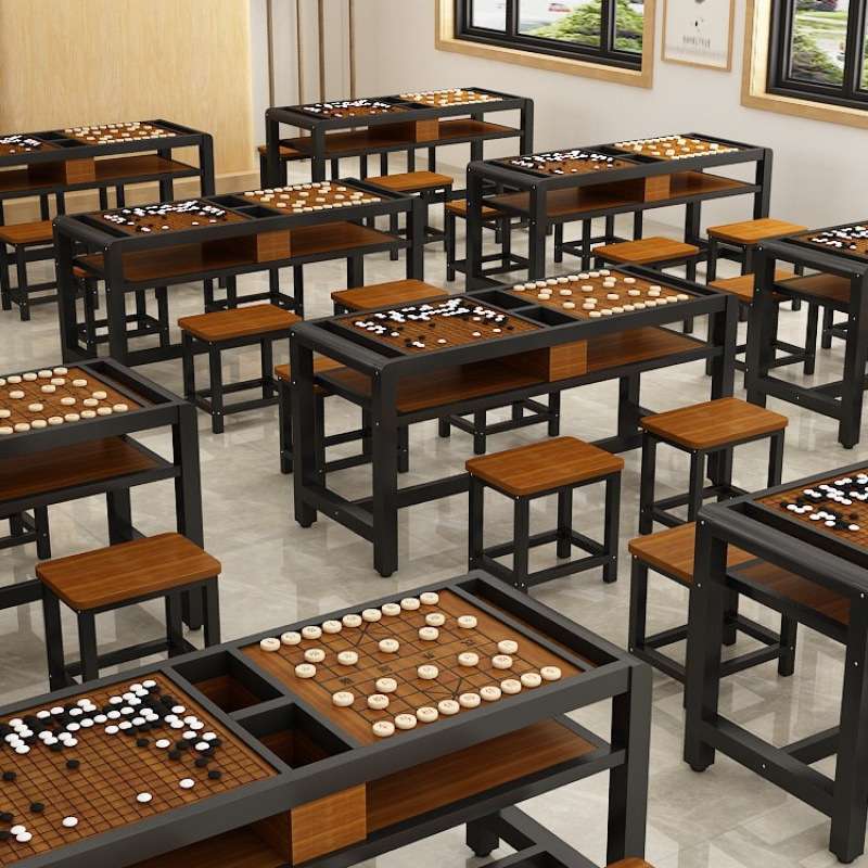 中国象棋桌子围棋桌双面棋盘桌围棋桌椅组合棋牌桌实木围棋小桌子