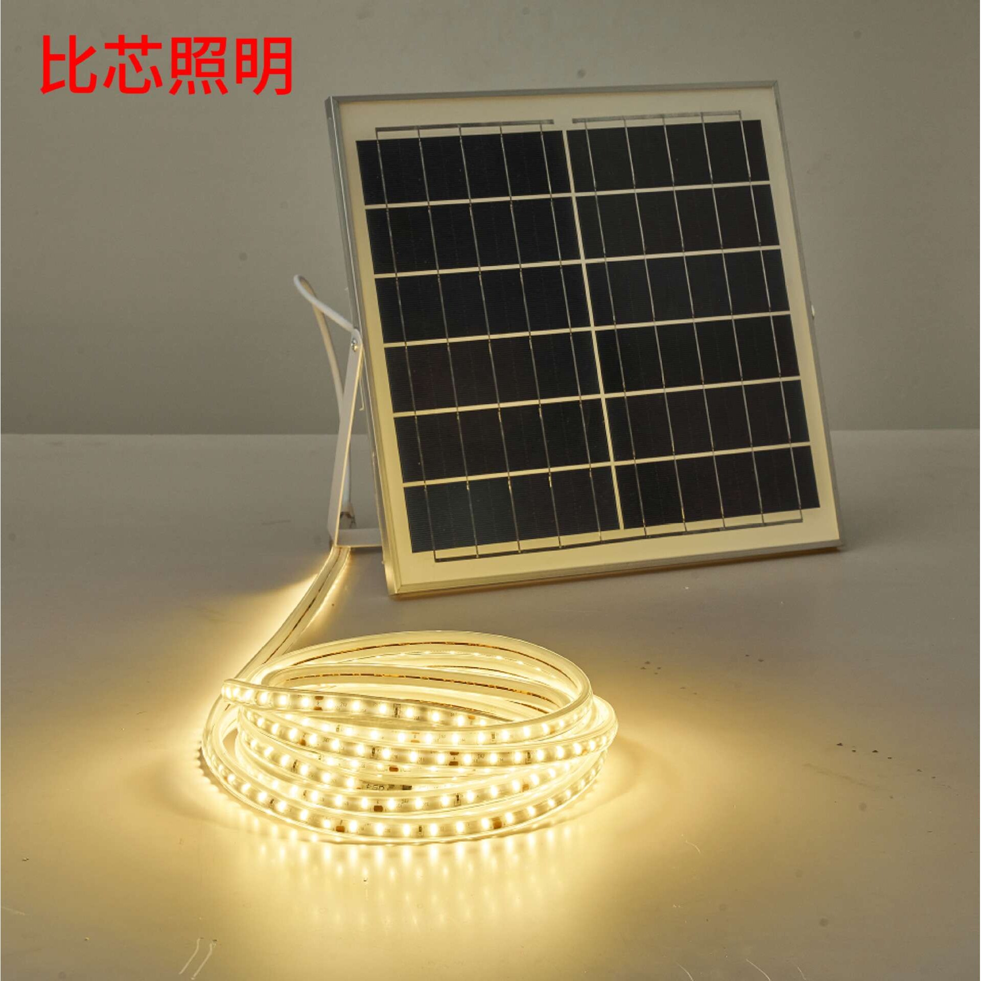led太阳能低压灯带户外防水庭院露营氛围天黑自动亮SMD贴片软灯条