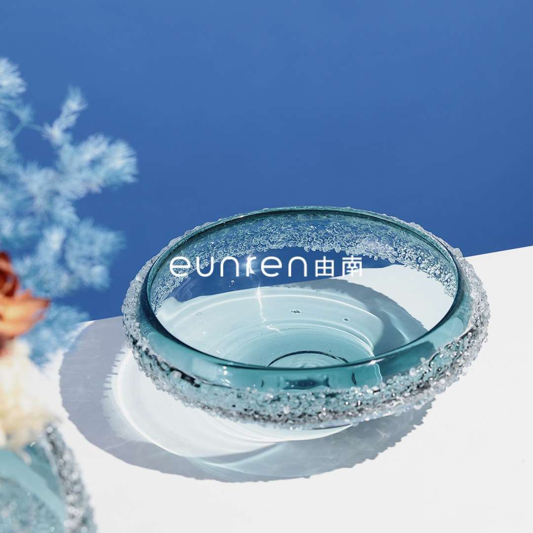 现代轻奢琉璃花瓶水果盘摆件客厅茶几餐桌水培花器玄关酒柜装饰品