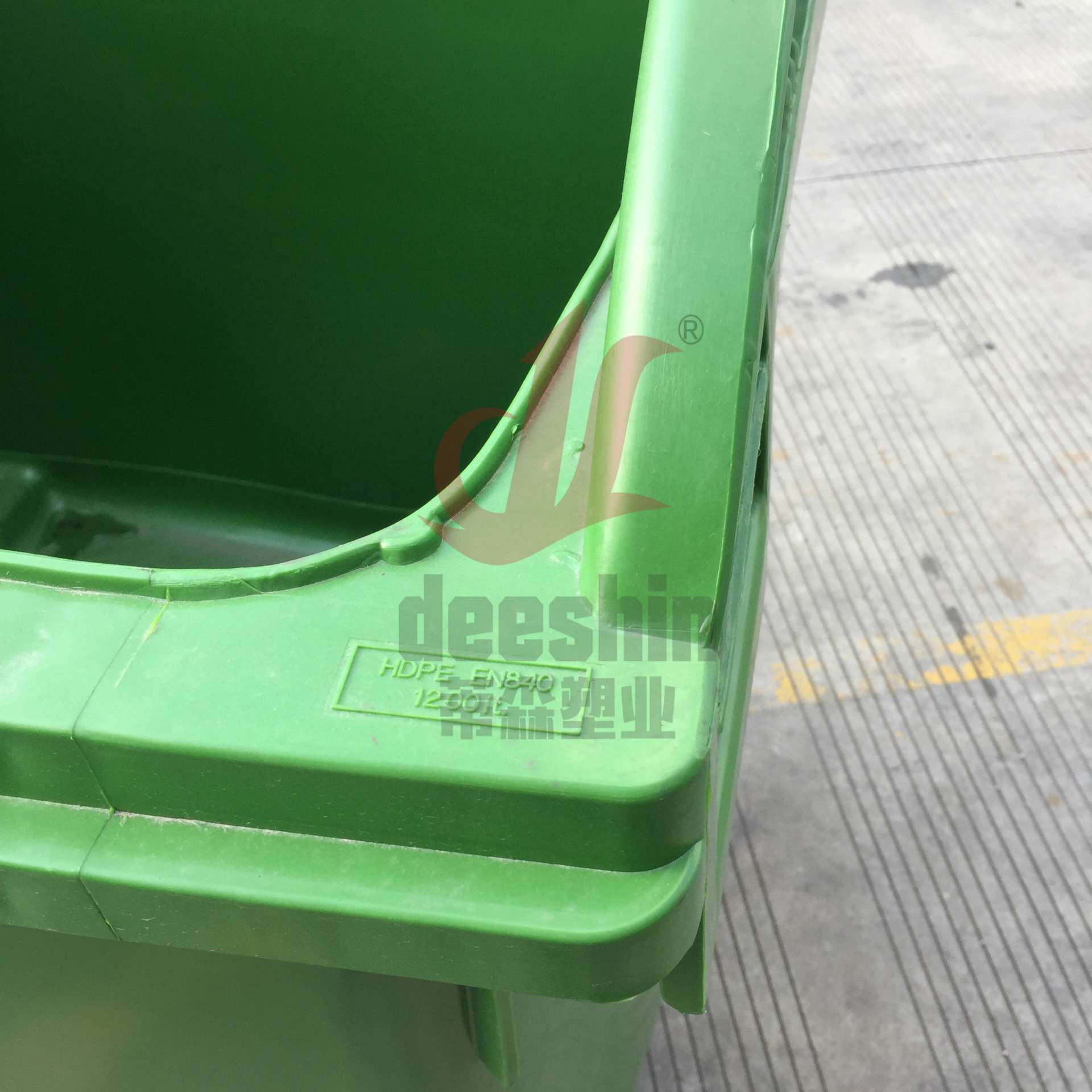 1200L塑料垃圾桶  街道大型环卫1200升带盖垃圾箱 挂车市政物业