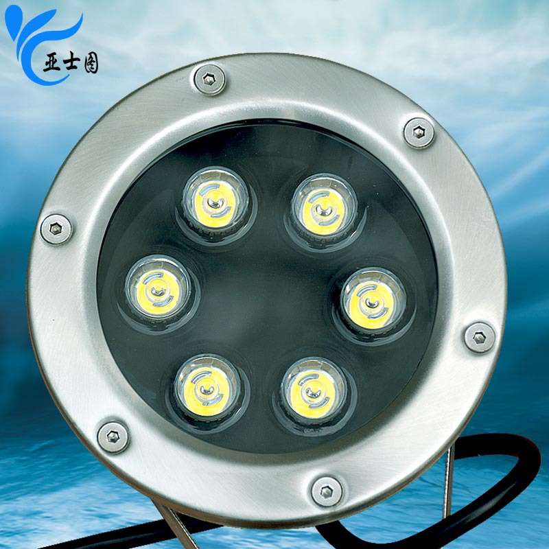 led水底灯 亚士图 喷泉水景设备配件防水射灯厂家直销 led喷泉灯