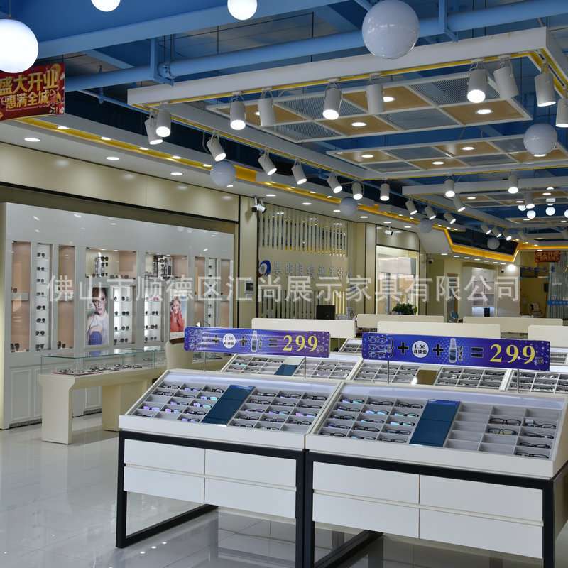 厂家供应实体眼镜店陈列展柜 眼镜柜台 玻璃展示矮柜近视眼镜展柜