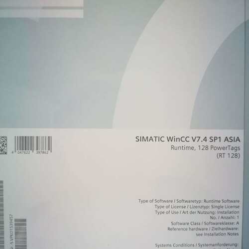 6AV6381-2BC07-4AV0/6AV6 381-2BC07/4AVO WinCC系统SWV7.4 RT128