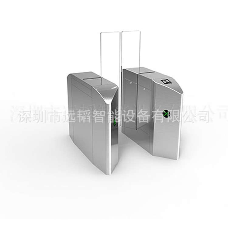 自助餐厅计时消费平移闸机 高档智能摆闸门 银行员工通道平移闸