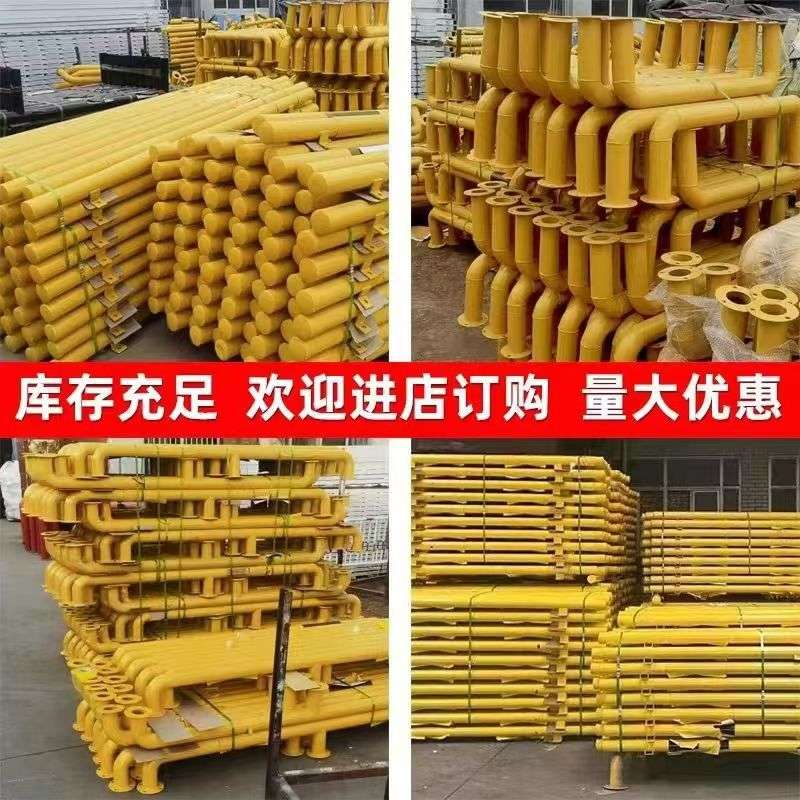 钢管挡车器地库小区广场防撞栏杆人行道分离防护警示柱地库挡车杆