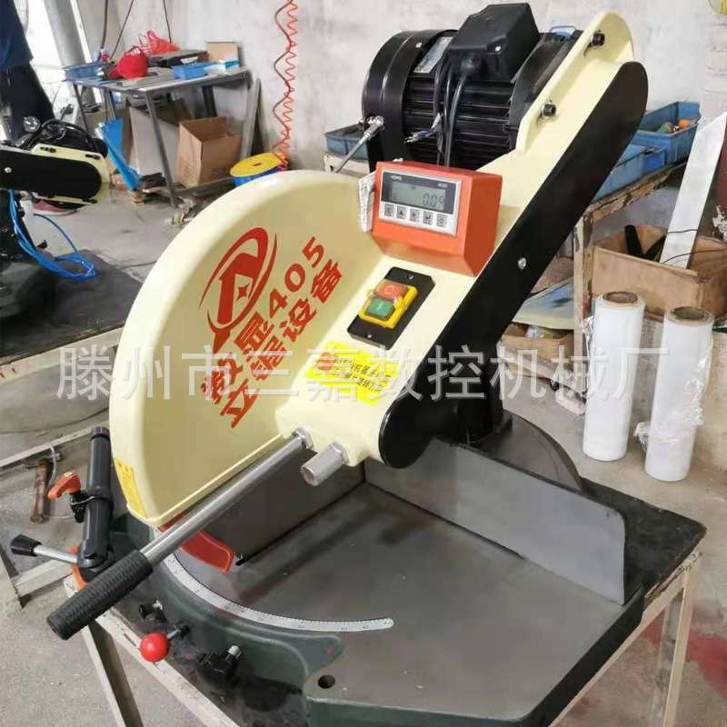 精密转盘切割锯 手动切锯 铝合金门窗高精度45度90度小型切割机