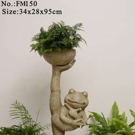 仿真石头仿真动物花器花盆景观摆设园艺花盆花器仿真植物景观