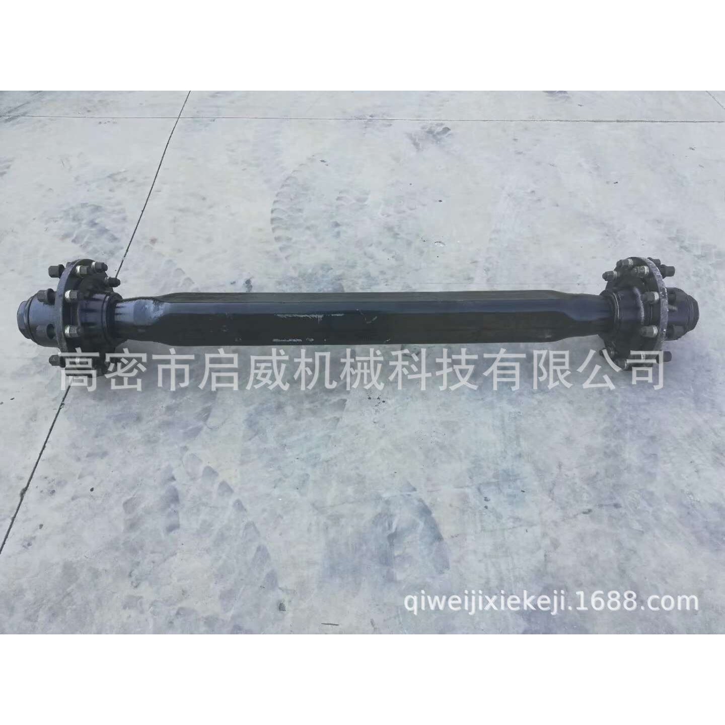 20吨承重拖车轴 长短粗细可以货源供应 方轴重型拖车桥厂家供应