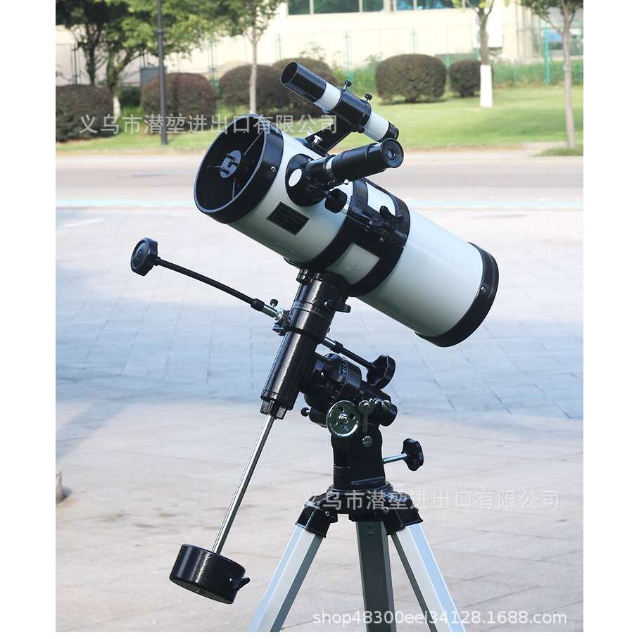 跨境新品 F1000114EQ 天文望远镜 带赤道仪 带寻星镜 牛顿反射式