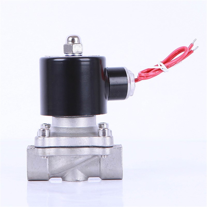 不锈钢常闭电磁阀水管电磁开关阀 3分4分6分1寸1.2寸AC220V24v12V
