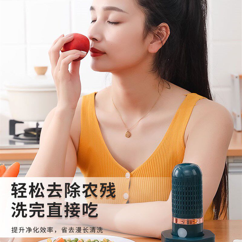 果蔬净化器家用神器食材清洗机水果蔬菜消毒杀菌除农残无线洗菜机