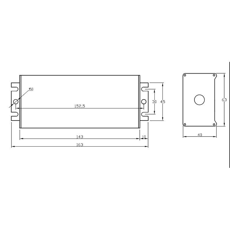 DC24V输入 LED低压DC-DC升压恒流电源 150W 24V恒流驱动 深圳厂家