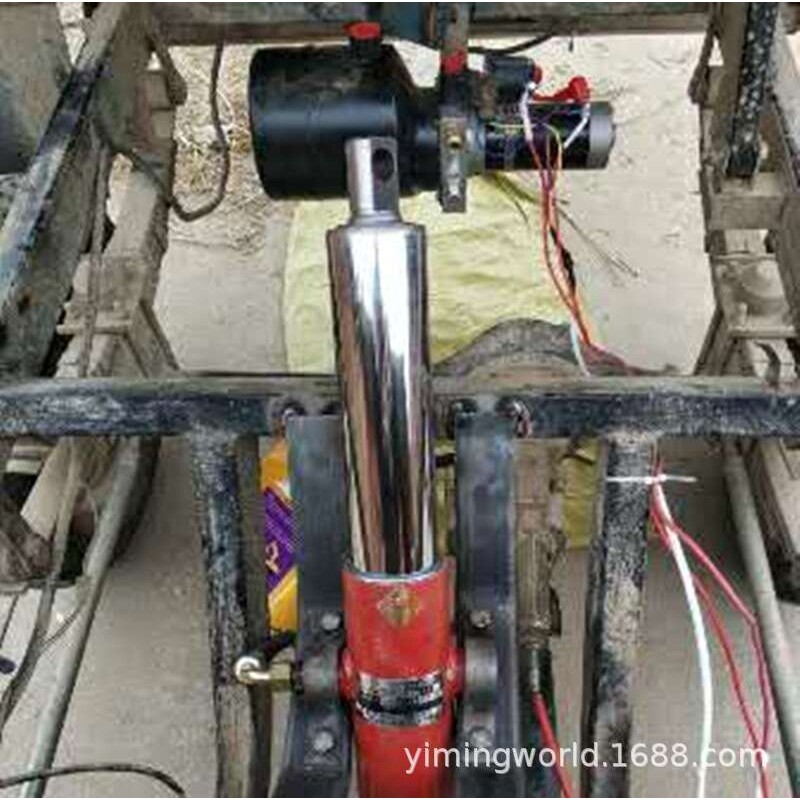 电动燃油摩托三轮车改装12V48V60V电控油泵液压自卸翻斗改装自卸
