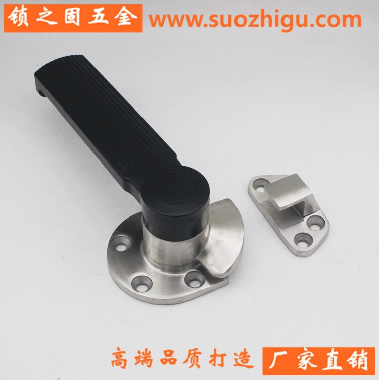 小型不锈钢把手海鲜柜蒸柜把手拉手烧烤锅炉厨具设备门锁旋转把手