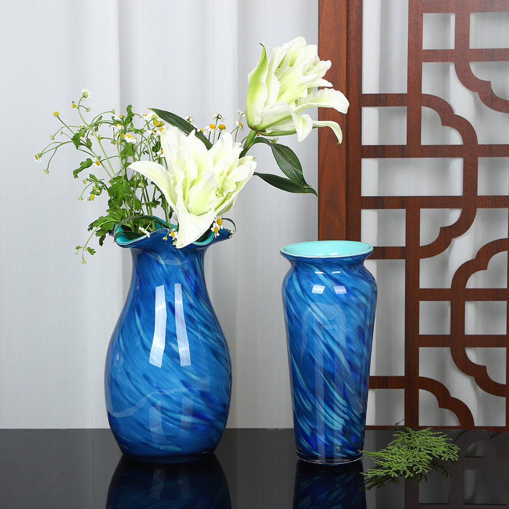 森系清新玻璃花瓶水培插花装饰花器复古客厅餐桌插花样板间摆件