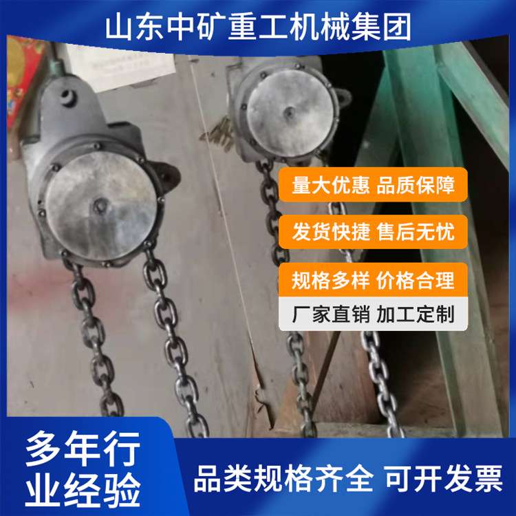钢丝绳标配升高移动式矿用起重设备 防爆环链葫芦