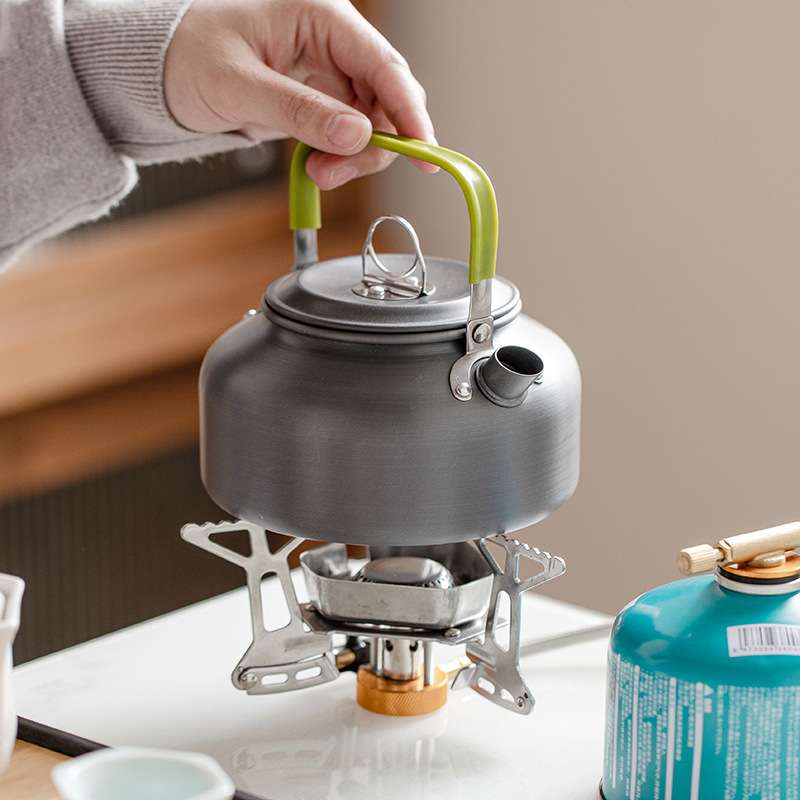 户外旅行茶具烧水壶野外锅具炉具露营野炊装备炊具便携式喝茶套装