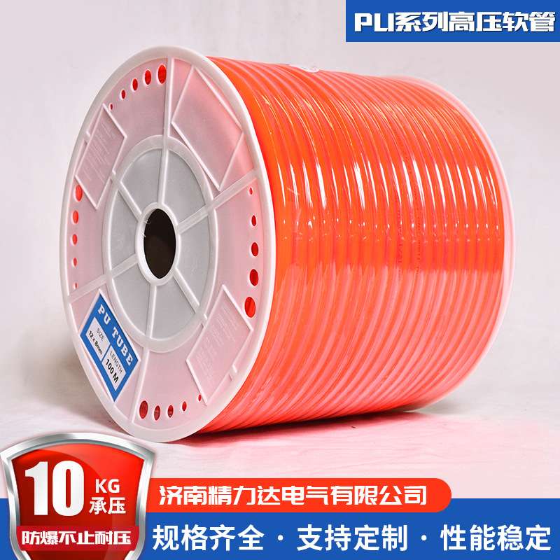 PU12x8工业农业灌溉排气管 聚氨酯PU气管耐高温透明PU软管