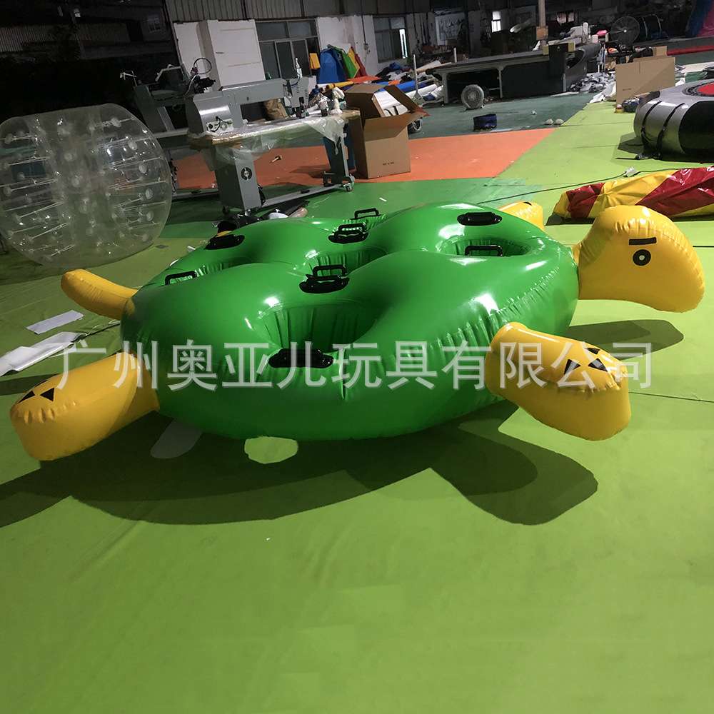 户外充气毛毛虫趣味团建道具小马赛跑幼儿园亲子活动拓展龟兔赛跑