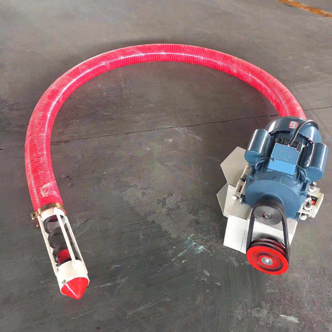 出口软管吸粮机大功率5KW水泥河沙输送机 粮仓农场移动式吸粮设备