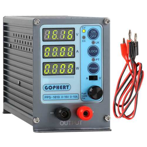 gophert直流稳压电源pps-3205可预设存储高精度60v体积小电源1610