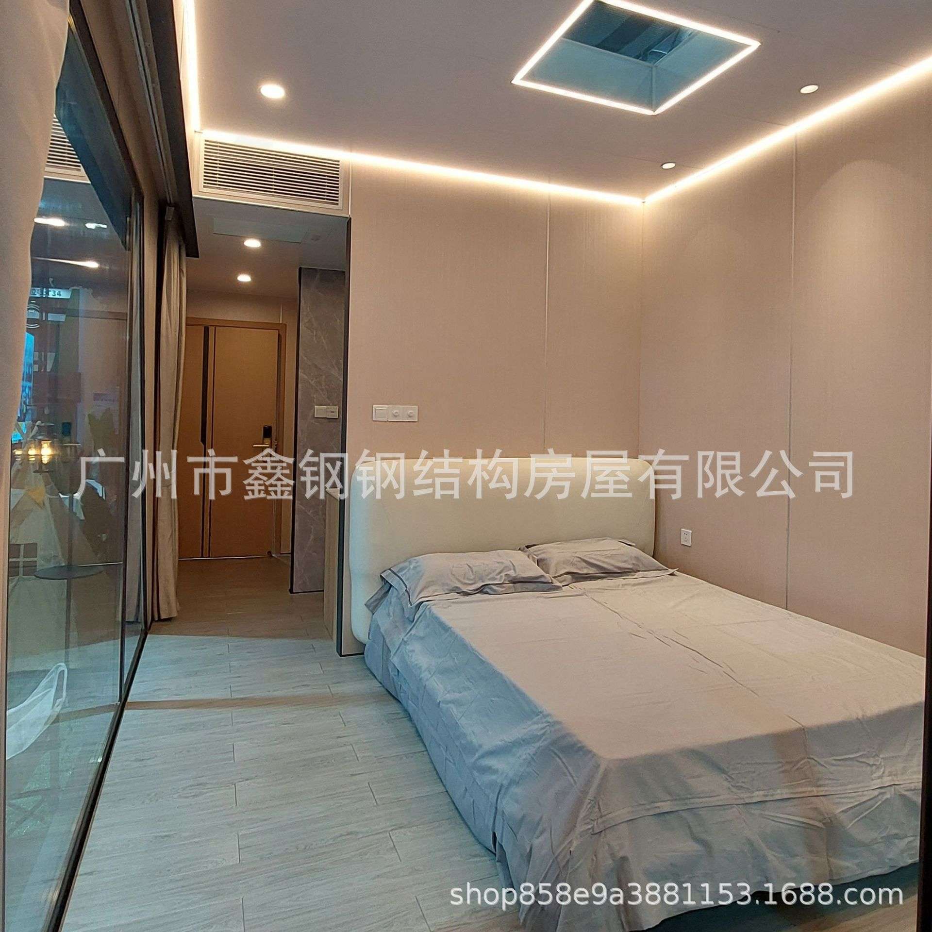 可移动轻钢别墅装配式钢结构集成房屋海岛联排双层海景房跨境厂家
