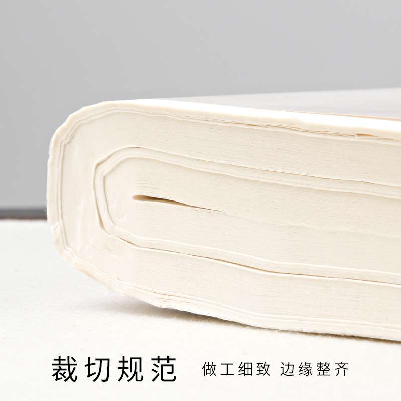 四尺半生半熟生宣熟宣书法创作用纸作品纸国画工笔画文房四宝