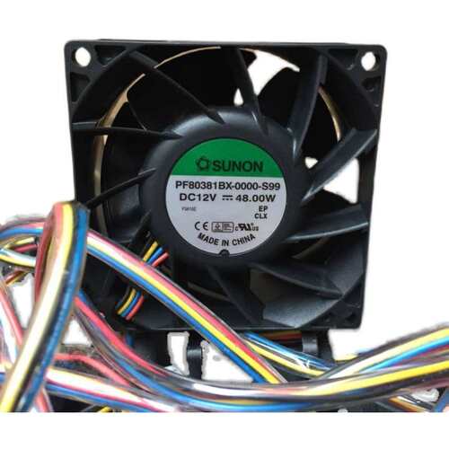 建准 PF80381BX-0000-S99 12V 48W 4A 8038增压高转速散热风扇8CM