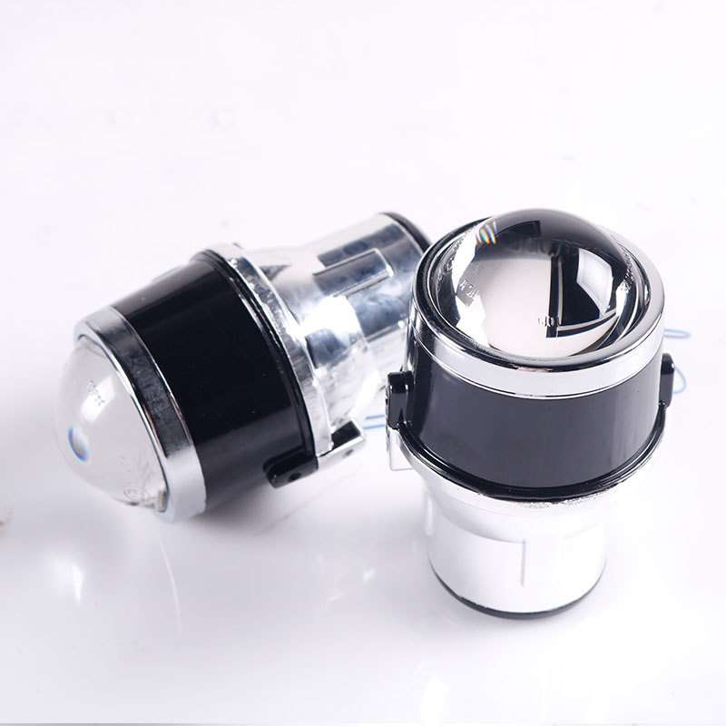 通用型2.5寸双光雾灯透镜海5光型卤素氙气灯LED 雾灯透镜大灯