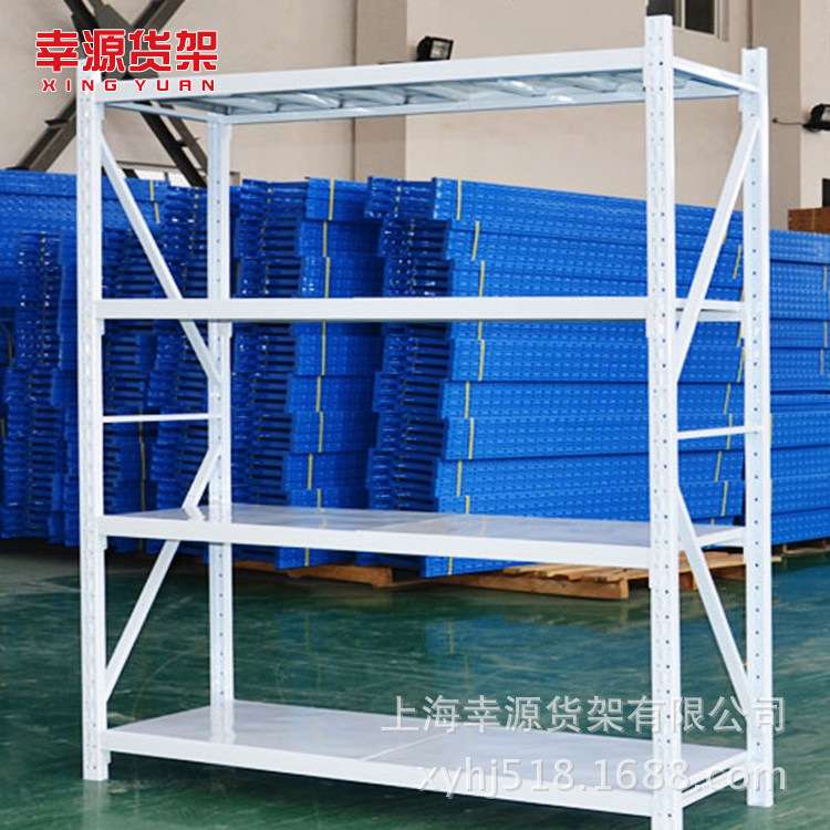 仓库用每层承重300公斤中型货架拆装式库房多层仓储货架