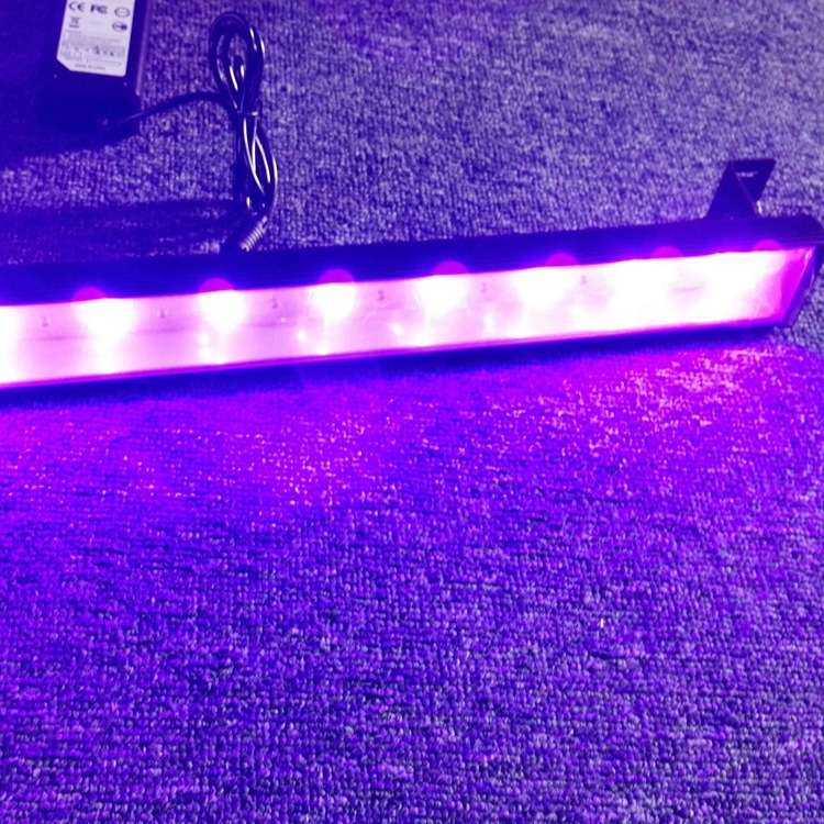 库存处理惊爆价9颗3W室内LED洗墙灯UV长条紫光染色灯舞台灯圣诞