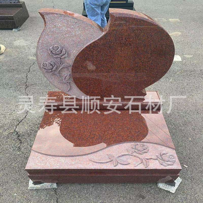 印度红天然大理石光面石材地砖印度红窗台石花岗岩奠基石墓碑供应