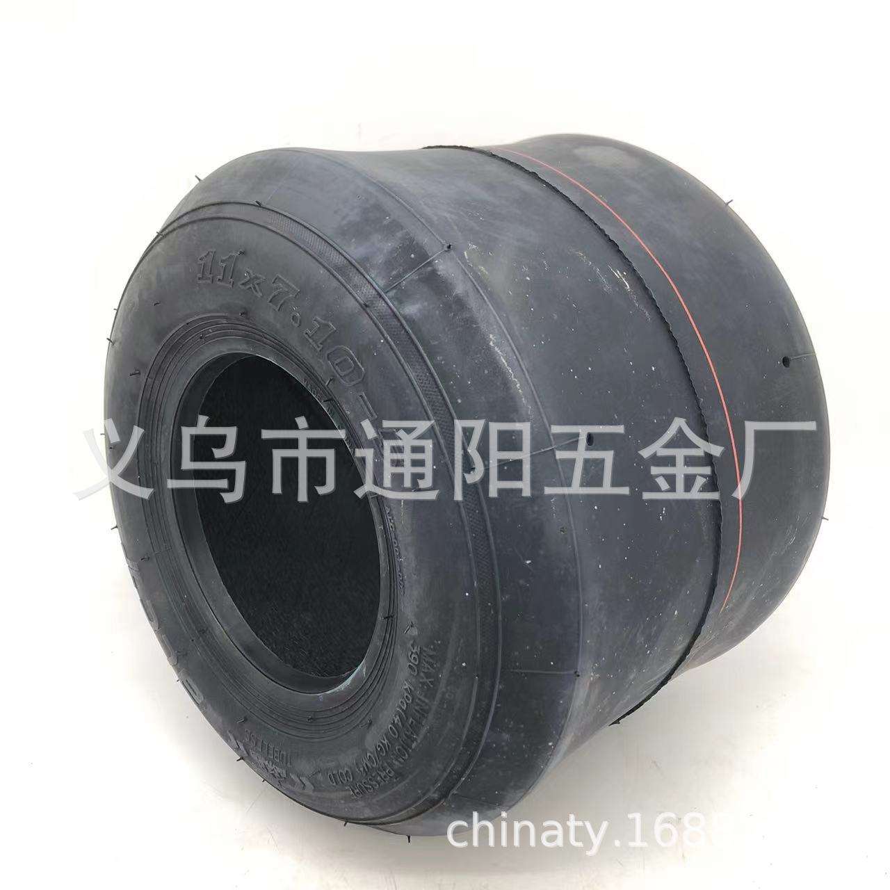 卡丁车轮胎10*4.50-5前轮耐磨11*7.10-5光头胎漂移甩尾车真空外胎
