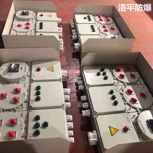 洛平400A风机控制配电箱 防爆动力照明配电箱 不锈钢防爆防腐箱