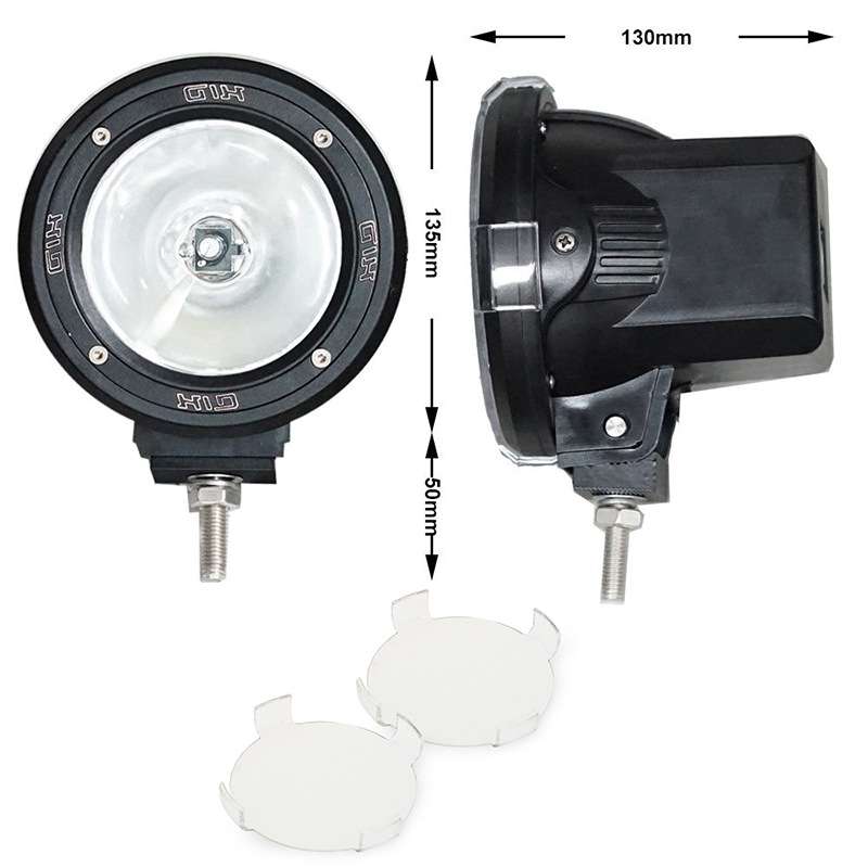 厂家 12V/100W 4英寸hid工作灯黑圈聚光越野车灯HID户外探照灯