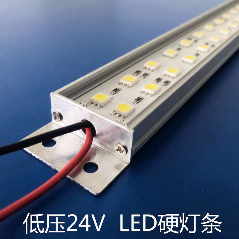 5050LED硬灯条 120灯双排高亮配铝槽舞台LED灯条 低压24V