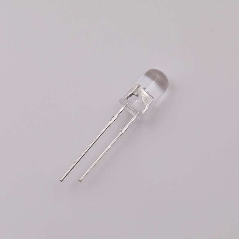5MM圆头LED灯珠单闪短脚红光黄蓝绿色1.5HZ频率90S 直插led发光管